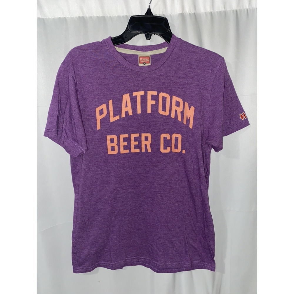 Homage Platform Beer Co Company Shirt‎ Small